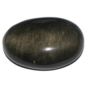 Obsidian auriu palm stone UNICAT