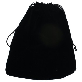 Saculet catifea negru 20 cm