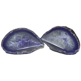 Geode gemene agat mov unicat 9 cm.