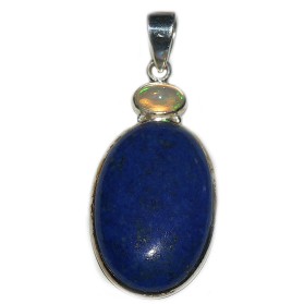 Pandant lapis lazuli cu opal UNICAT