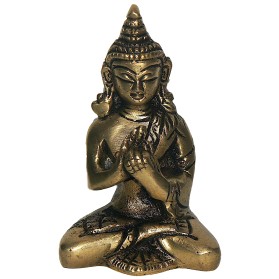 Statueta Buddha metal - 8 cm model 3