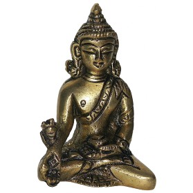 Statueta Buddha metal - 8 cm model 4