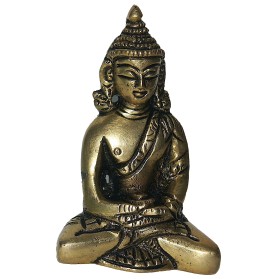 Statueta Buddha metal - 8 cm model 5