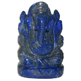 Ganesha lapis lazuli 9 cm unicat