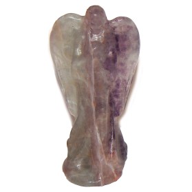 Ingeras fluorina mix sculptura unicat 7.5 cm. , Ingeras fluorina mix (MOV - ALB ) unicat 7.5 cm. Ingeras fluorina mix sculptura unicat 7.5 cm. , Ingeras fluorina mix (MOV - ALB ) unicat 7.5 cm.