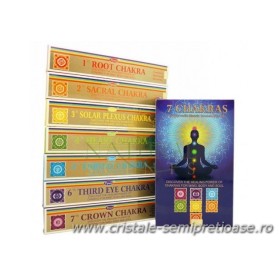 Set betisoare Sapte Chakre Ppure 7 cutii separate Set betisoare Sapte Chakre Ppure 7 cutii separate