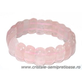 Bratara cuart roz cal. superioara Bratara cuart roz cal. superioara