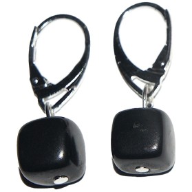Cercei shungit cuburi 10 mm Cercei shungit cuburi 10 mm