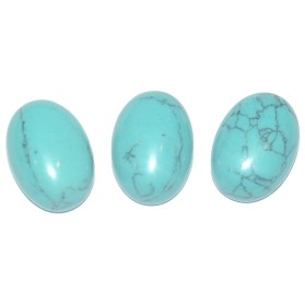 Howlit albastru cabochon oval 1,7 cm