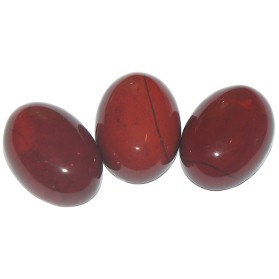 Jasp rosu cabochon oval - 1,7 cm